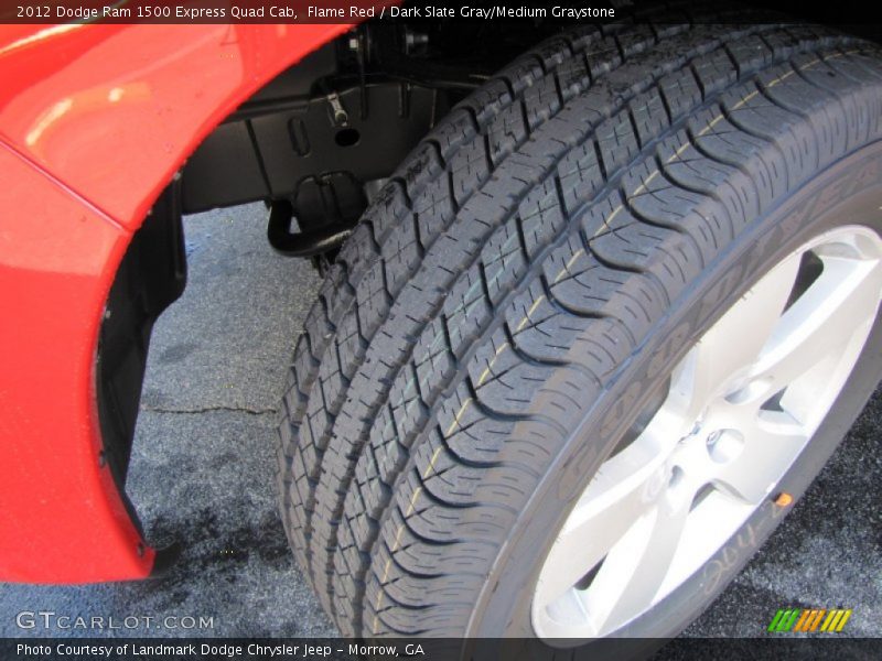 Flame Red / Dark Slate Gray/Medium Graystone 2012 Dodge Ram 1500 Express Quad Cab