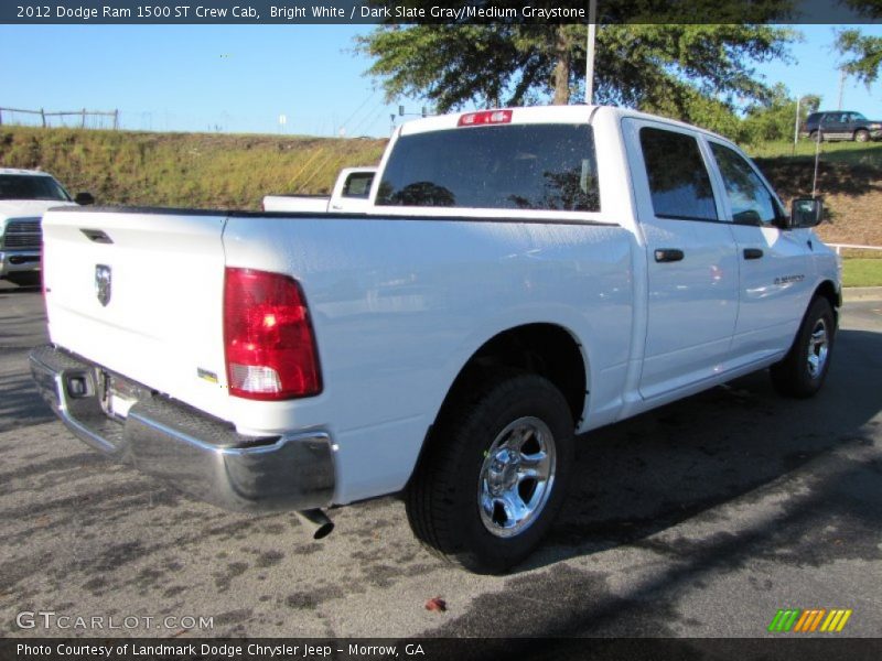 Bright White / Dark Slate Gray/Medium Graystone 2012 Dodge Ram 1500 ST Crew Cab