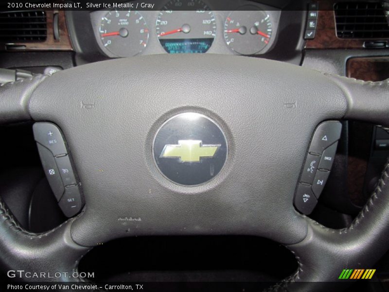 Silver Ice Metallic / Gray 2010 Chevrolet Impala LT