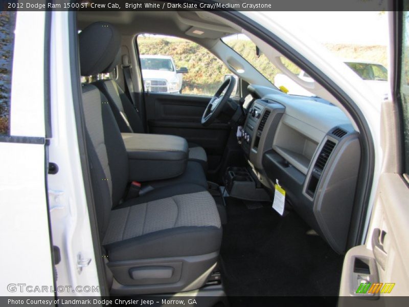 Bright White / Dark Slate Gray/Medium Graystone 2012 Dodge Ram 1500 ST Crew Cab