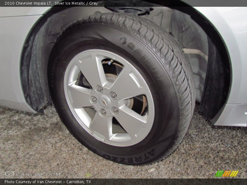 Silver Ice Metallic / Gray 2010 Chevrolet Impala LT