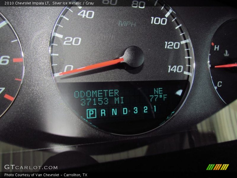 Silver Ice Metallic / Gray 2010 Chevrolet Impala LT