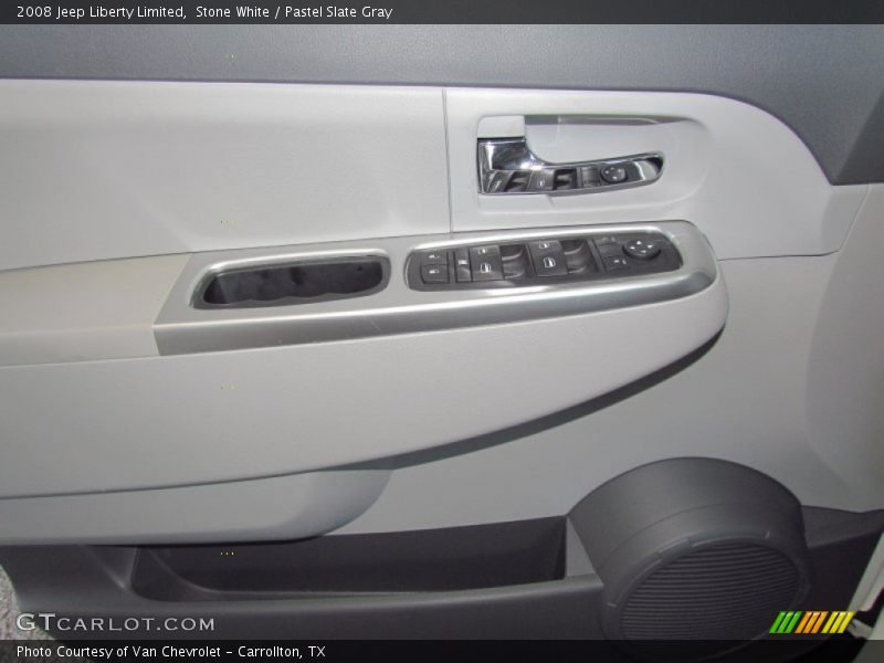 Stone White / Pastel Slate Gray 2008 Jeep Liberty Limited