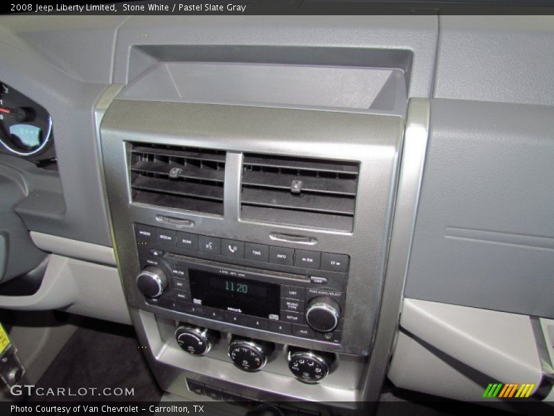 Stone White / Pastel Slate Gray 2008 Jeep Liberty Limited