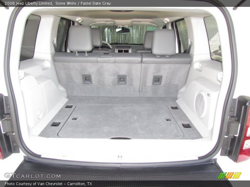 Stone White / Pastel Slate Gray 2008 Jeep Liberty Limited