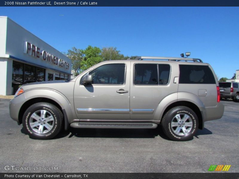 Desert Stone / Cafe Latte 2008 Nissan Pathfinder LE