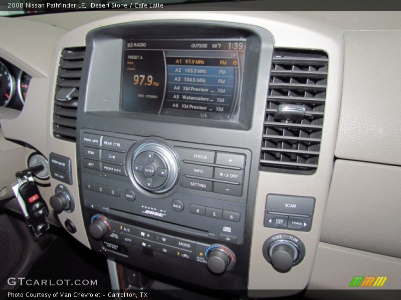 Desert Stone / Cafe Latte 2008 Nissan Pathfinder LE