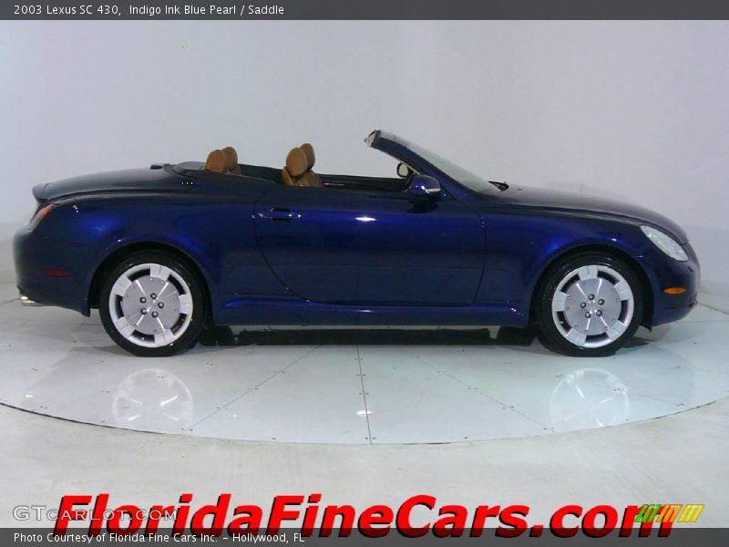 Indigo Ink Blue Pearl / Saddle 2003 Lexus SC 430