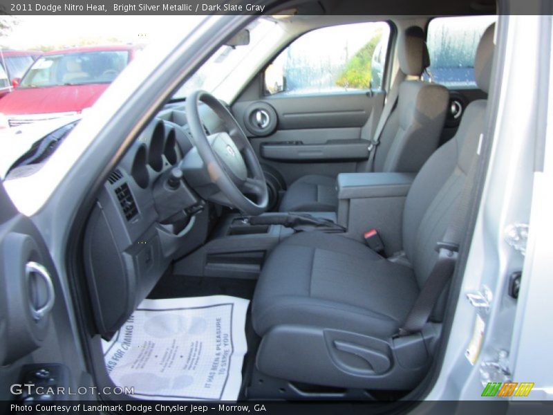 Bright Silver Metallic / Dark Slate Gray 2011 Dodge Nitro Heat