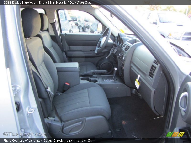 Bright Silver Metallic / Dark Slate Gray 2011 Dodge Nitro Heat