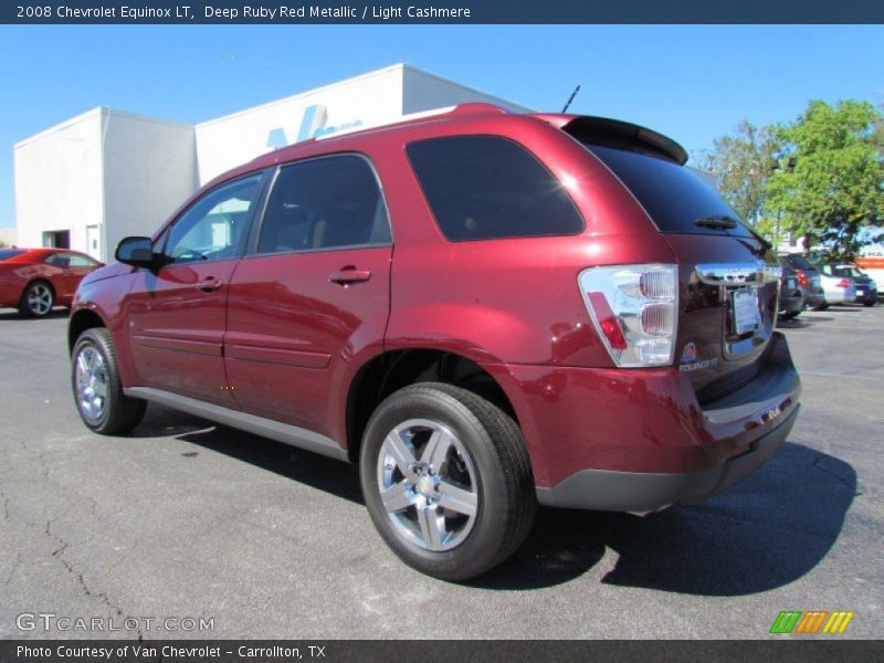 Deep Ruby Red Metallic / Light Cashmere 2008 Chevrolet Equinox LT