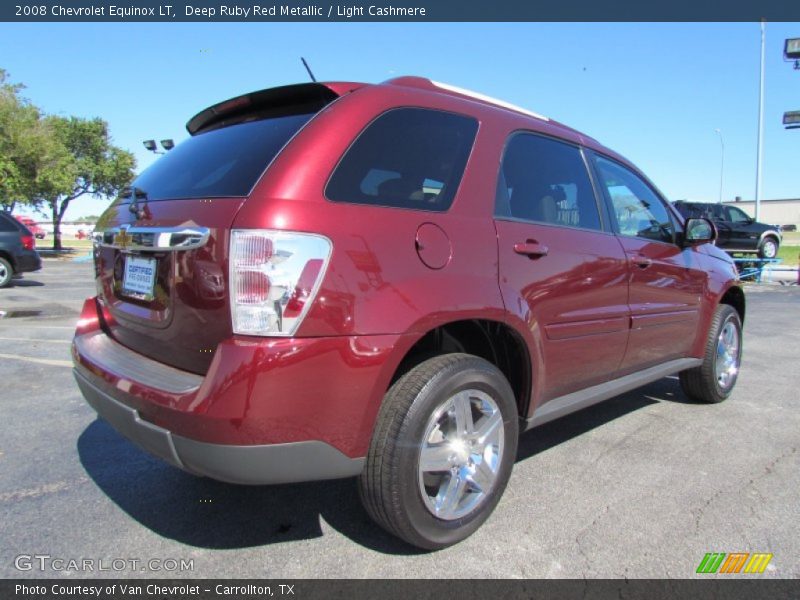 Deep Ruby Red Metallic / Light Cashmere 2008 Chevrolet Equinox LT
