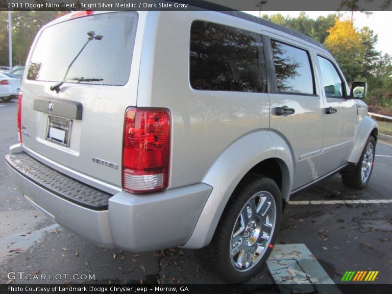 Bright Silver Metallic / Dark Slate Gray 2011 Dodge Nitro Heat