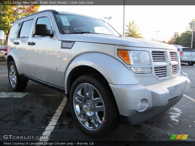 Bright Silver Metallic / Dark Slate Gray 2011 Dodge Nitro Heat