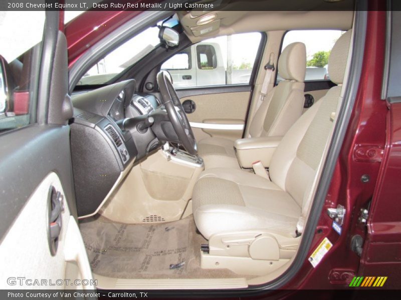 Deep Ruby Red Metallic / Light Cashmere 2008 Chevrolet Equinox LT