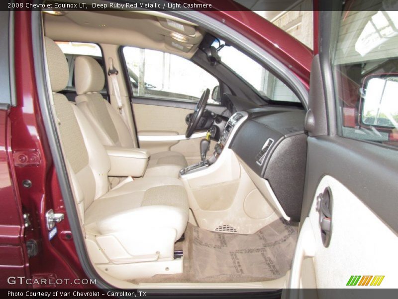 Deep Ruby Red Metallic / Light Cashmere 2008 Chevrolet Equinox LT