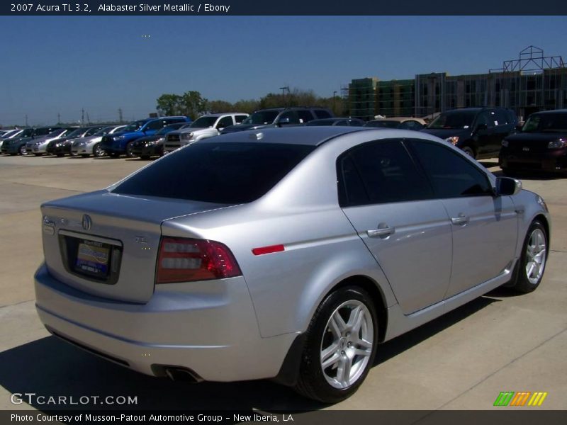Alabaster Silver Metallic / Ebony 2007 Acura TL 3.2