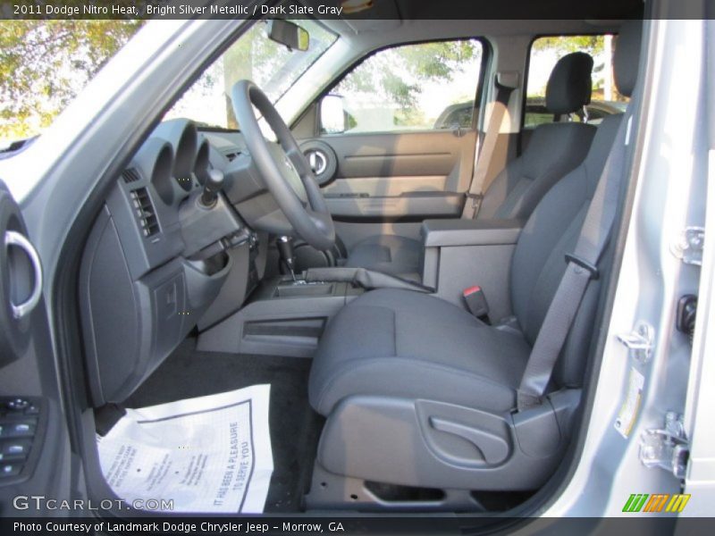 Bright Silver Metallic / Dark Slate Gray 2011 Dodge Nitro Heat