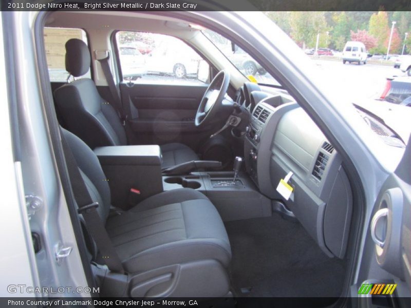 Bright Silver Metallic / Dark Slate Gray 2011 Dodge Nitro Heat