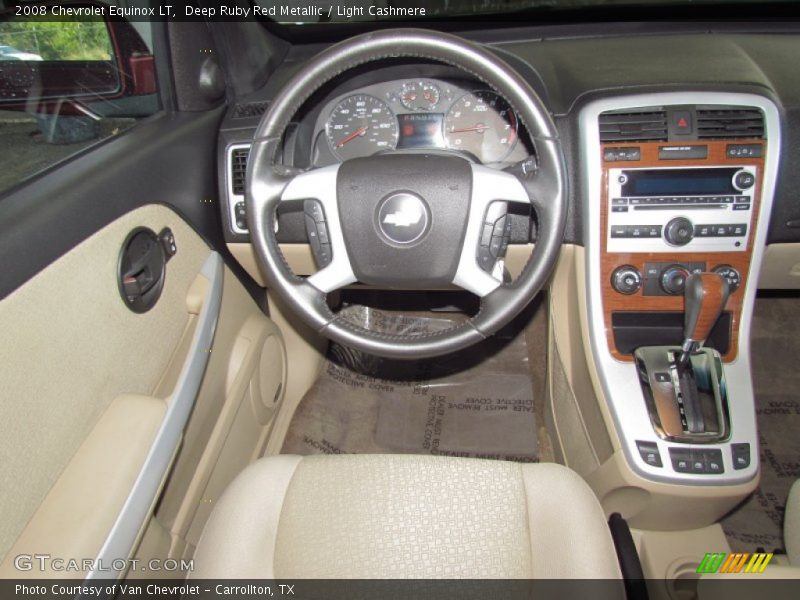 Deep Ruby Red Metallic / Light Cashmere 2008 Chevrolet Equinox LT
