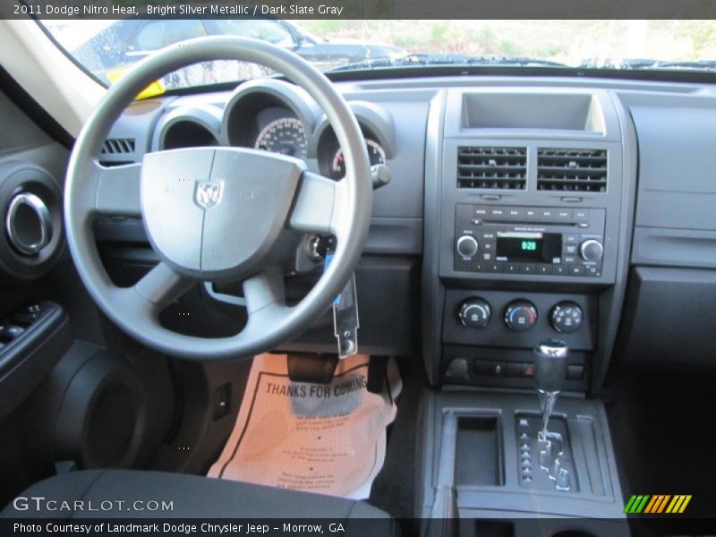 Bright Silver Metallic / Dark Slate Gray 2011 Dodge Nitro Heat