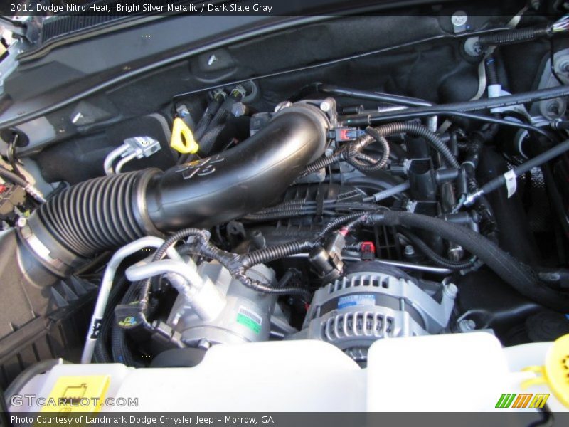 Bright Silver Metallic / Dark Slate Gray 2011 Dodge Nitro Heat