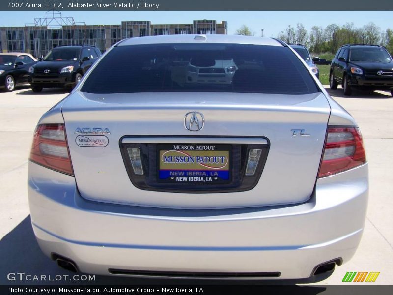 Alabaster Silver Metallic / Ebony 2007 Acura TL 3.2