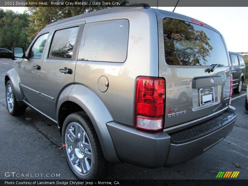 Mineral Gray Metallic / Dark Slate Gray 2011 Dodge Nitro Heat