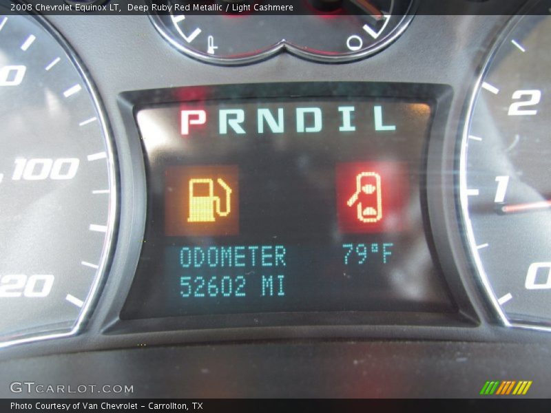 Deep Ruby Red Metallic / Light Cashmere 2008 Chevrolet Equinox LT