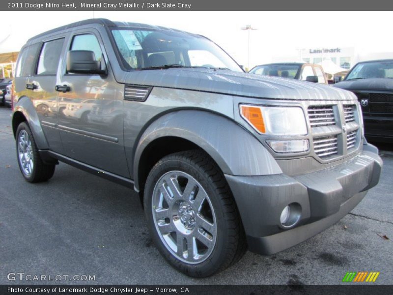 Mineral Gray Metallic / Dark Slate Gray 2011 Dodge Nitro Heat