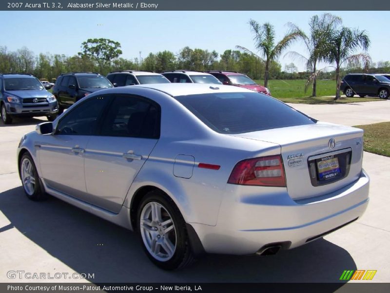 Alabaster Silver Metallic / Ebony 2007 Acura TL 3.2