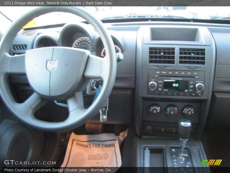 Mineral Gray Metallic / Dark Slate Gray 2011 Dodge Nitro Heat