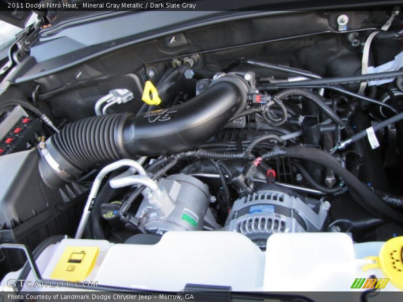 Mineral Gray Metallic / Dark Slate Gray 2011 Dodge Nitro Heat