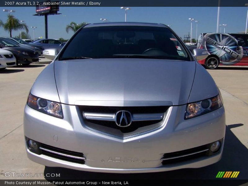 Alabaster Silver Metallic / Ebony 2007 Acura TL 3.2