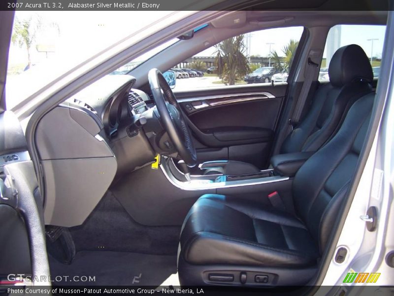Alabaster Silver Metallic / Ebony 2007 Acura TL 3.2