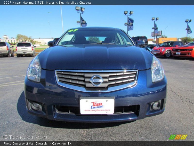Majestic Blue Metallic / Charcoal 2007 Nissan Maxima 3.5 SE