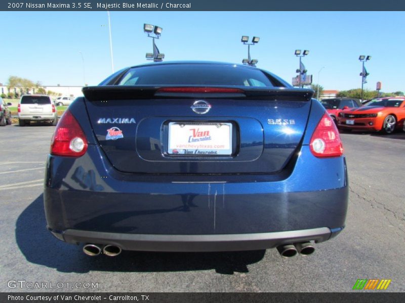 Majestic Blue Metallic / Charcoal 2007 Nissan Maxima 3.5 SE