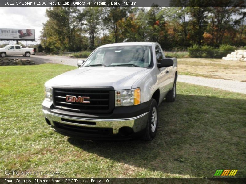 Quicksilver Metallic / Dark Titanium 2012 GMC Sierra 1500 Regular Cab