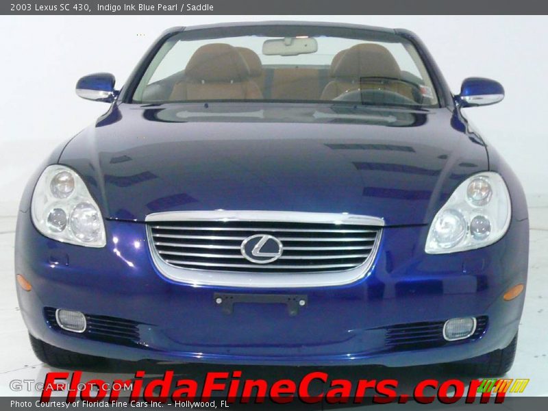 Indigo Ink Blue Pearl / Saddle 2003 Lexus SC 430