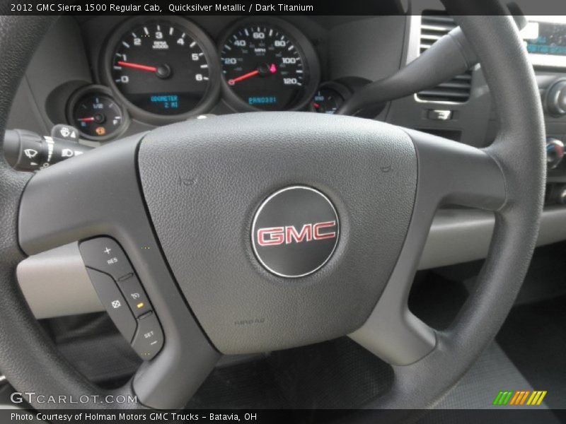 Quicksilver Metallic / Dark Titanium 2012 GMC Sierra 1500 Regular Cab