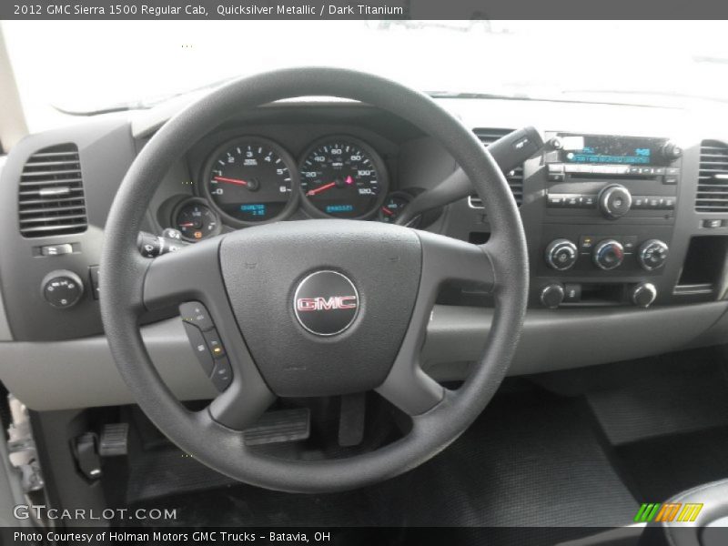 Quicksilver Metallic / Dark Titanium 2012 GMC Sierra 1500 Regular Cab