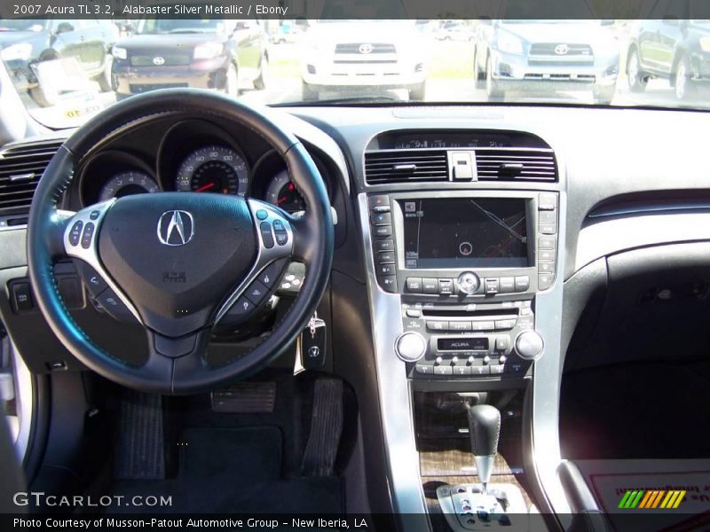 Alabaster Silver Metallic / Ebony 2007 Acura TL 3.2