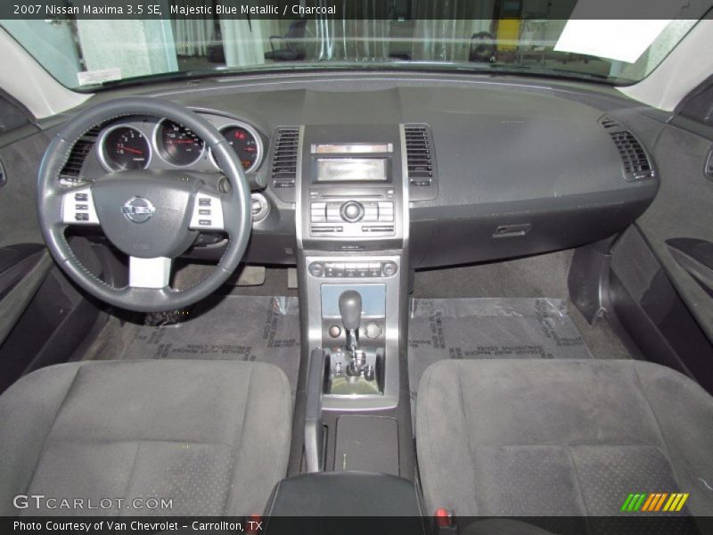 Majestic Blue Metallic / Charcoal 2007 Nissan Maxima 3.5 SE