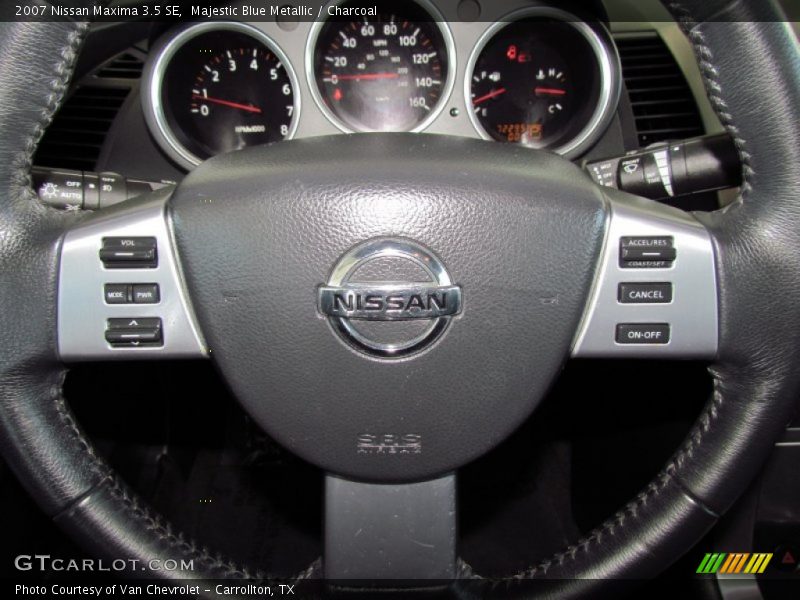 Majestic Blue Metallic / Charcoal 2007 Nissan Maxima 3.5 SE