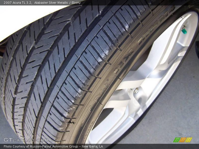 Alabaster Silver Metallic / Ebony 2007 Acura TL 3.2