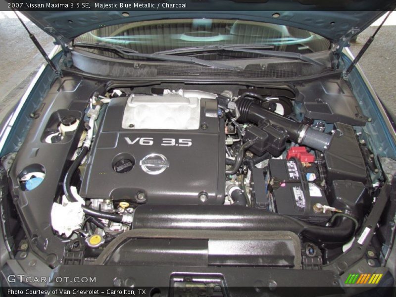 Majestic Blue Metallic / Charcoal 2007 Nissan Maxima 3.5 SE