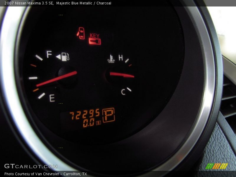 Majestic Blue Metallic / Charcoal 2007 Nissan Maxima 3.5 SE