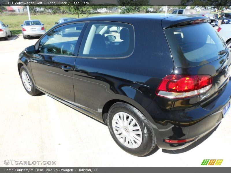 Black / Titan Black 2011 Volkswagen Golf 2 Door