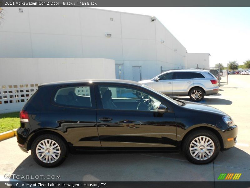 Black / Titan Black 2011 Volkswagen Golf 2 Door