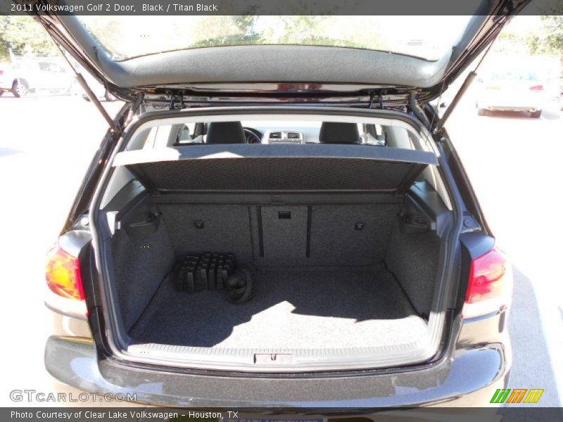 Black / Titan Black 2011 Volkswagen Golf 2 Door